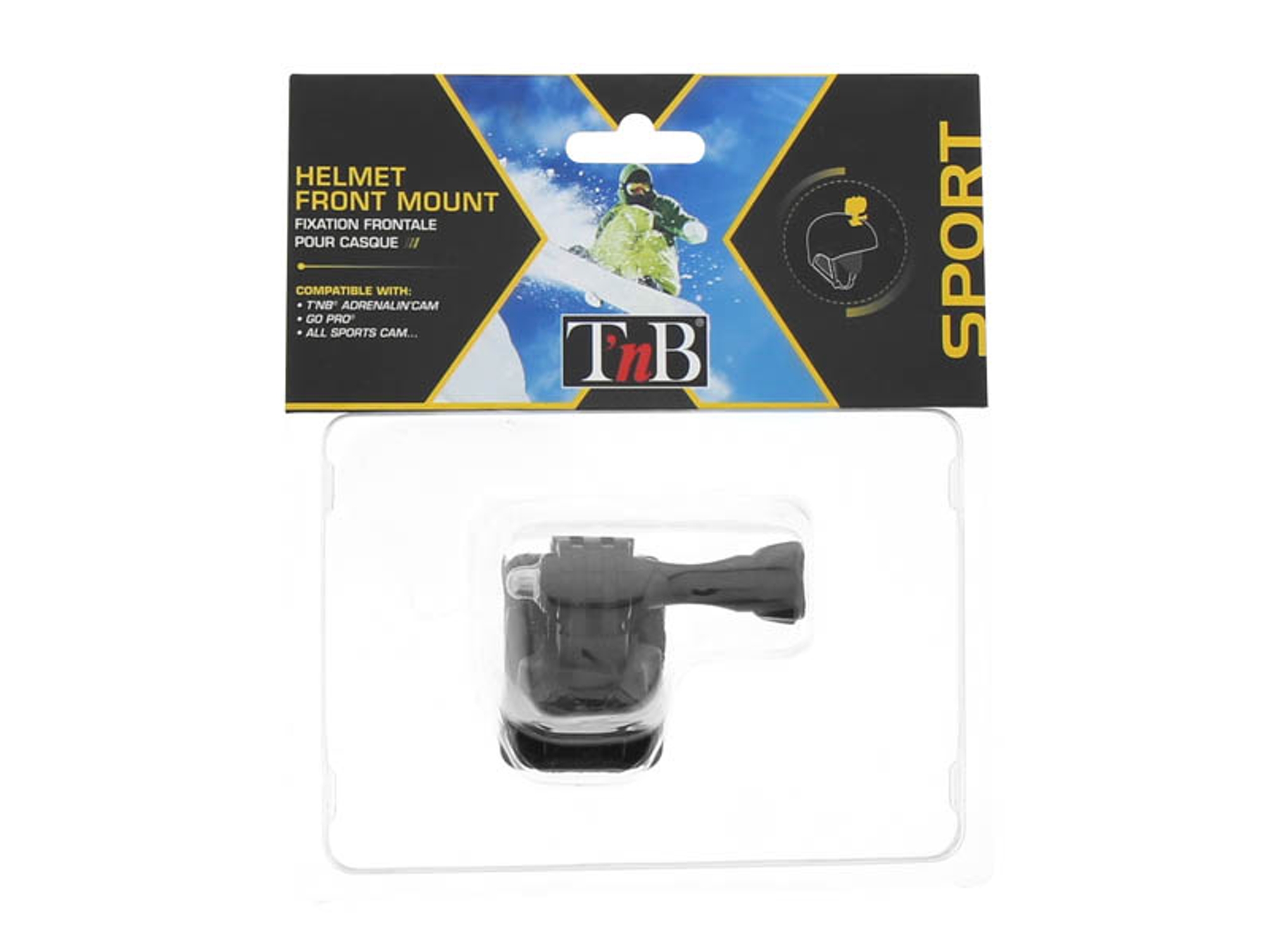 Soporte de Cámara deportiva TNB Spacjhook para casco