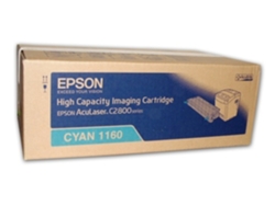 Cartucho de Tóner Original EPSON, Cartucho de imagen, 1 x Cian, Alta, S051160, 6.000 Páginas, C13S051160