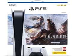 Consola PS5 (825 GB) + Juego PS5 Final Fantasy XVI (Formato Digital)
