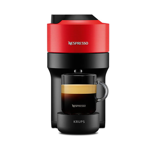 Cafetera de Cápsulas KRUPS Vertuo Pop XN9204 Rojo