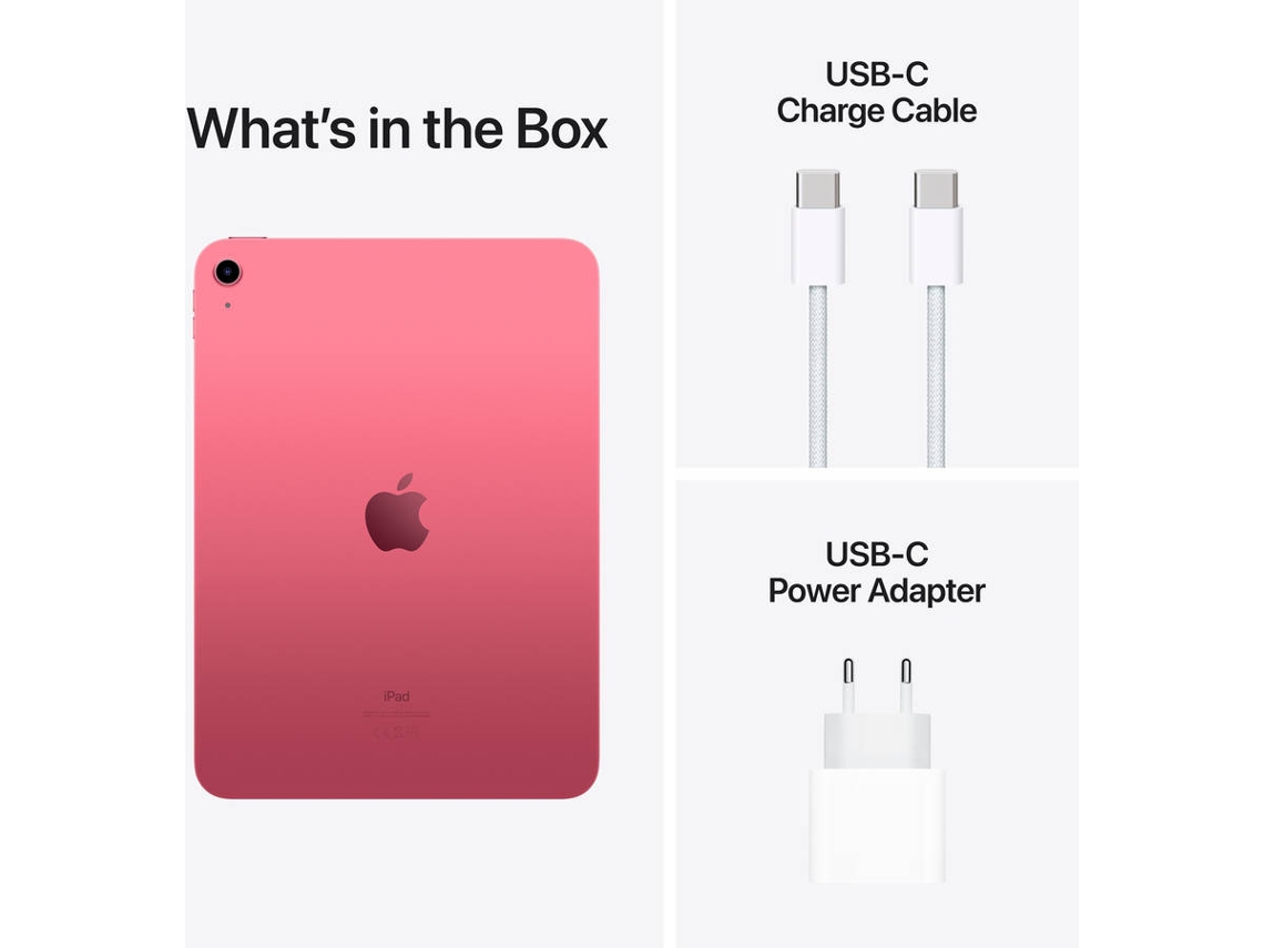 iPad APPLE (10.9'' - 64 GB - Wi-Fi - Rosa) | Worten Canarias