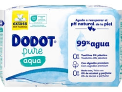 Toallitas DODOT Aqua Pure 0% Plástico (6x3x48 - 864 Unidades)