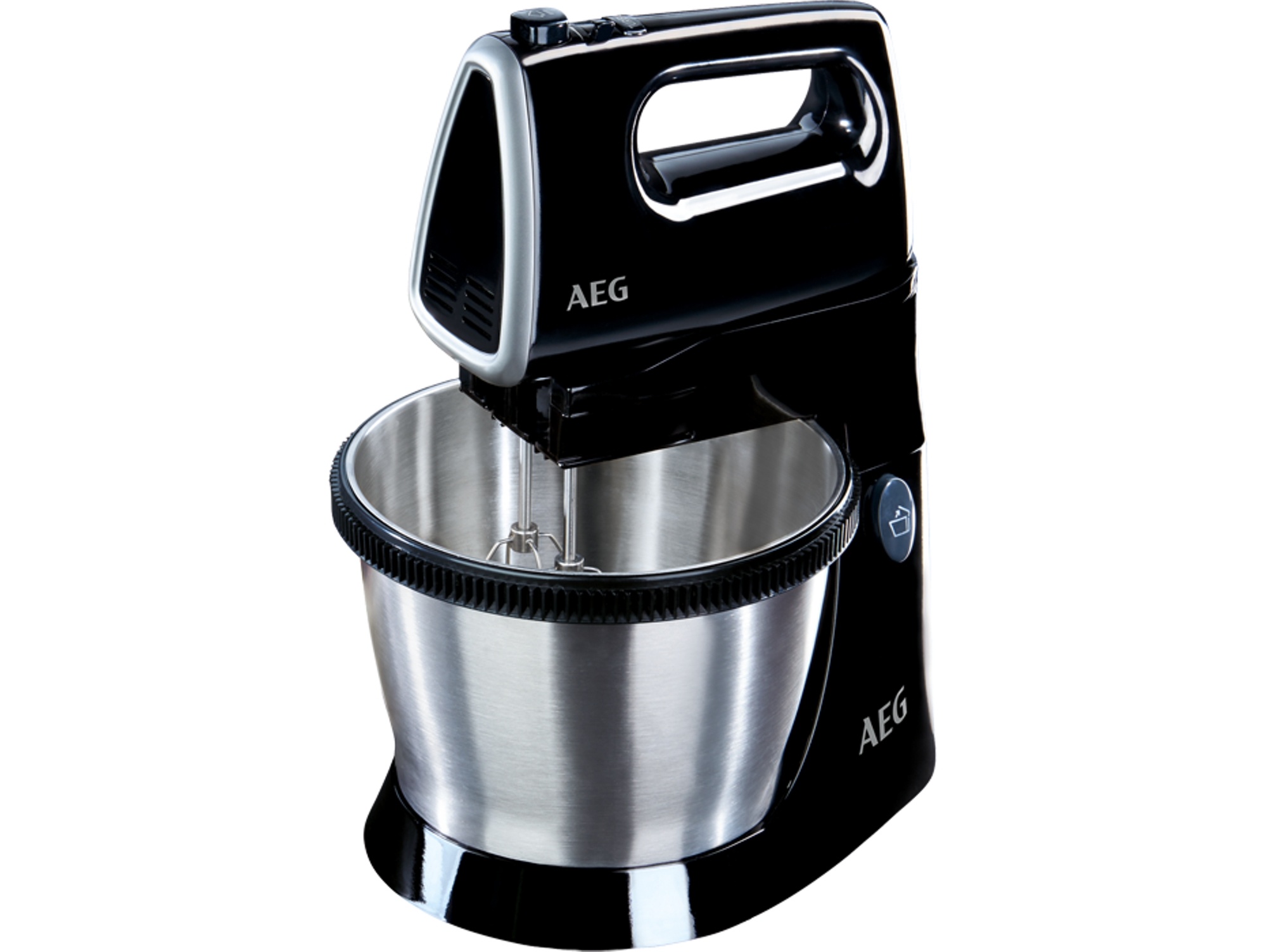 Batidora Amasadora con Bol AEG SM3300 (350 W - Bol 3.5 L - Inox y Negro)