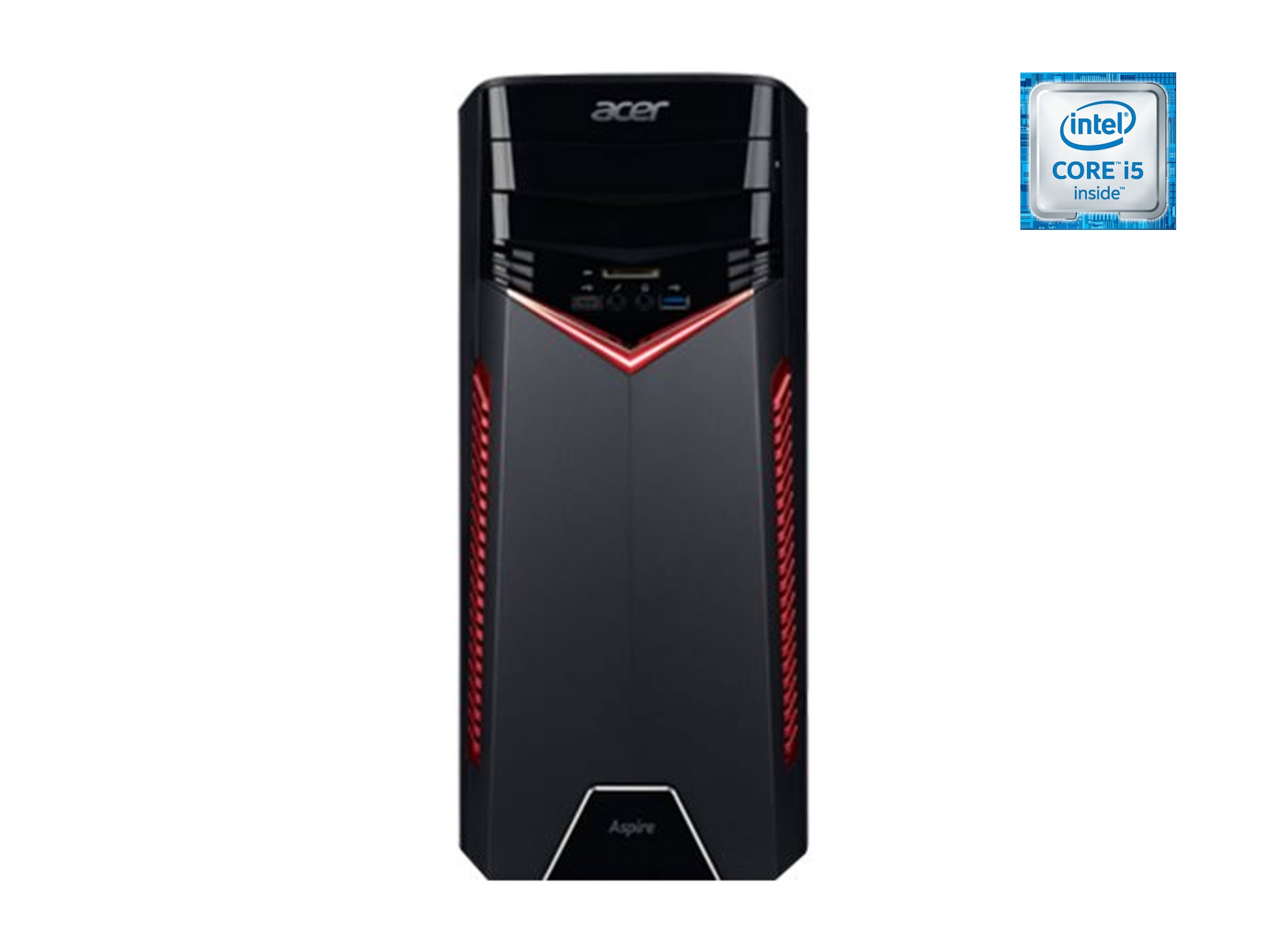 Desktop Gaming ACER Aspire AGX-781 (Intel Core i5-7400 - NVIDIA GeForce GTX 1050 - RAM: 16 GB - 1 TB HDD + 128 GB SSD)