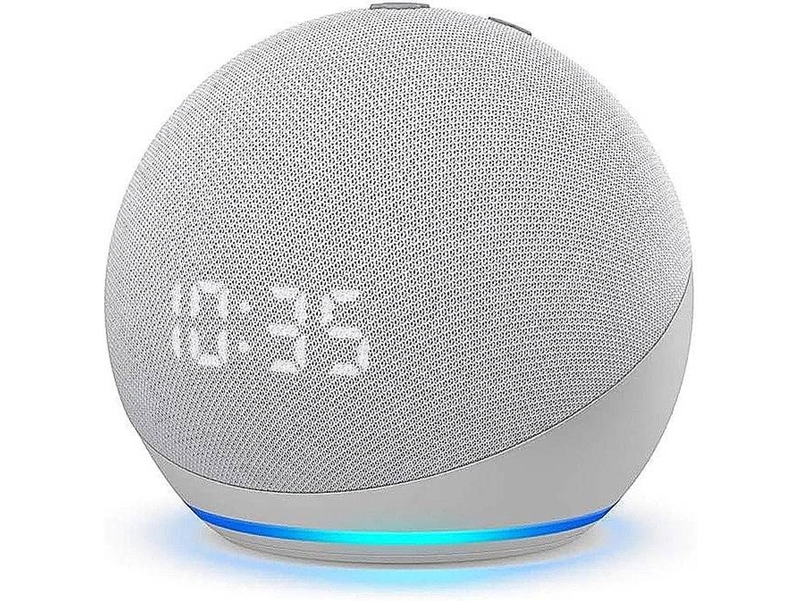 Altavoz Inteligente ECHO Echo Dot 4G Reloj (Alexa - Blanco)
