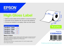 Papel para Etiquetas EPSON High Gloss  76mm x 33m