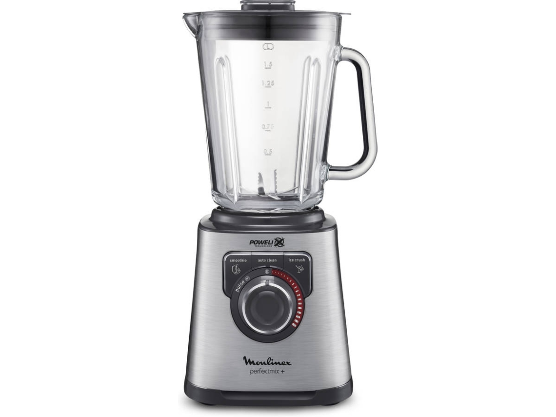Batidora de Vaso MOULINEX LM811D Perfect Mix (1200 W - 2 L - Inox)