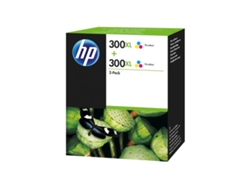 Pack 2 cartuchos de tinta Original HP 300 XL Tricolor