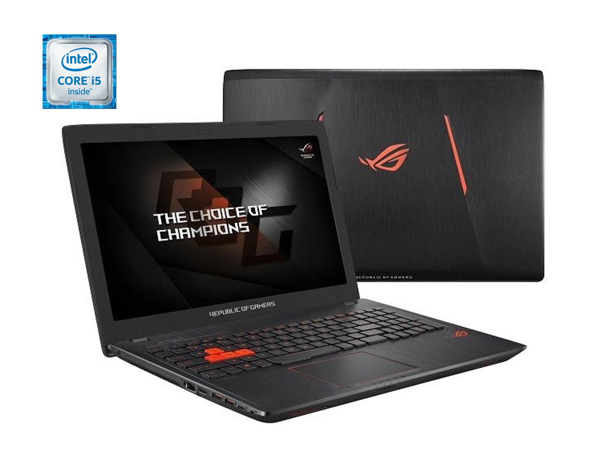 Portátil Gaming ASUS GL553V-DM254 (Intel Core i5-7300HQ - NVIDIA GeForce GTX 1050 - RAM: 8 GB - 1 TB HDD - 15.6'')