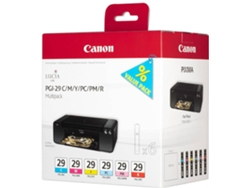 Pack de Ahorro de 6 Cartuchos de tinta Original CANON  PGI-29 CMY/PC/PM  para PIXMA PRO-1