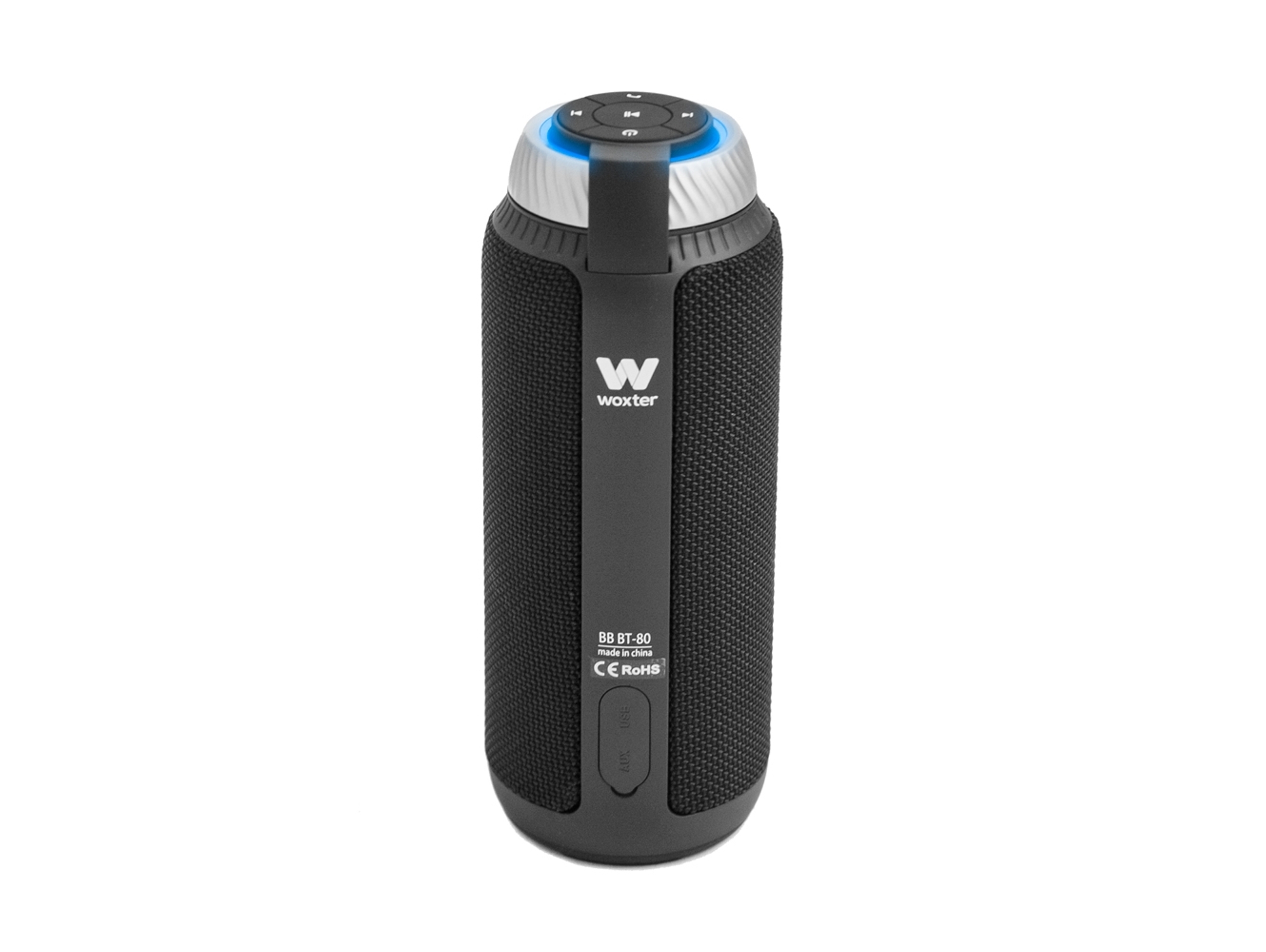 Altavoz Bluetooth WOXTER Big Bass Bt-80 (Negro - 20 W - Alcance: 10 m)