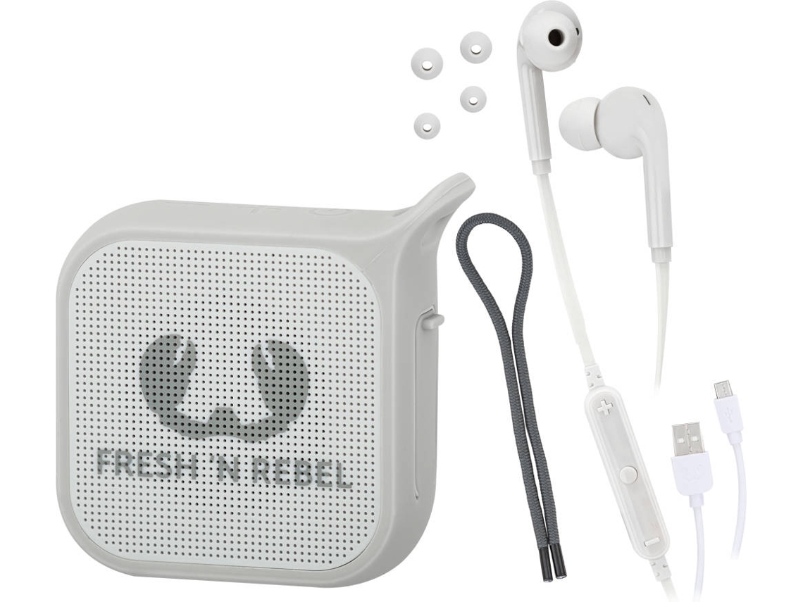 Auriculares Bluetooth FRESH & REBEL 8Gift05Ru (In Ear - Micrófono - Blanco)