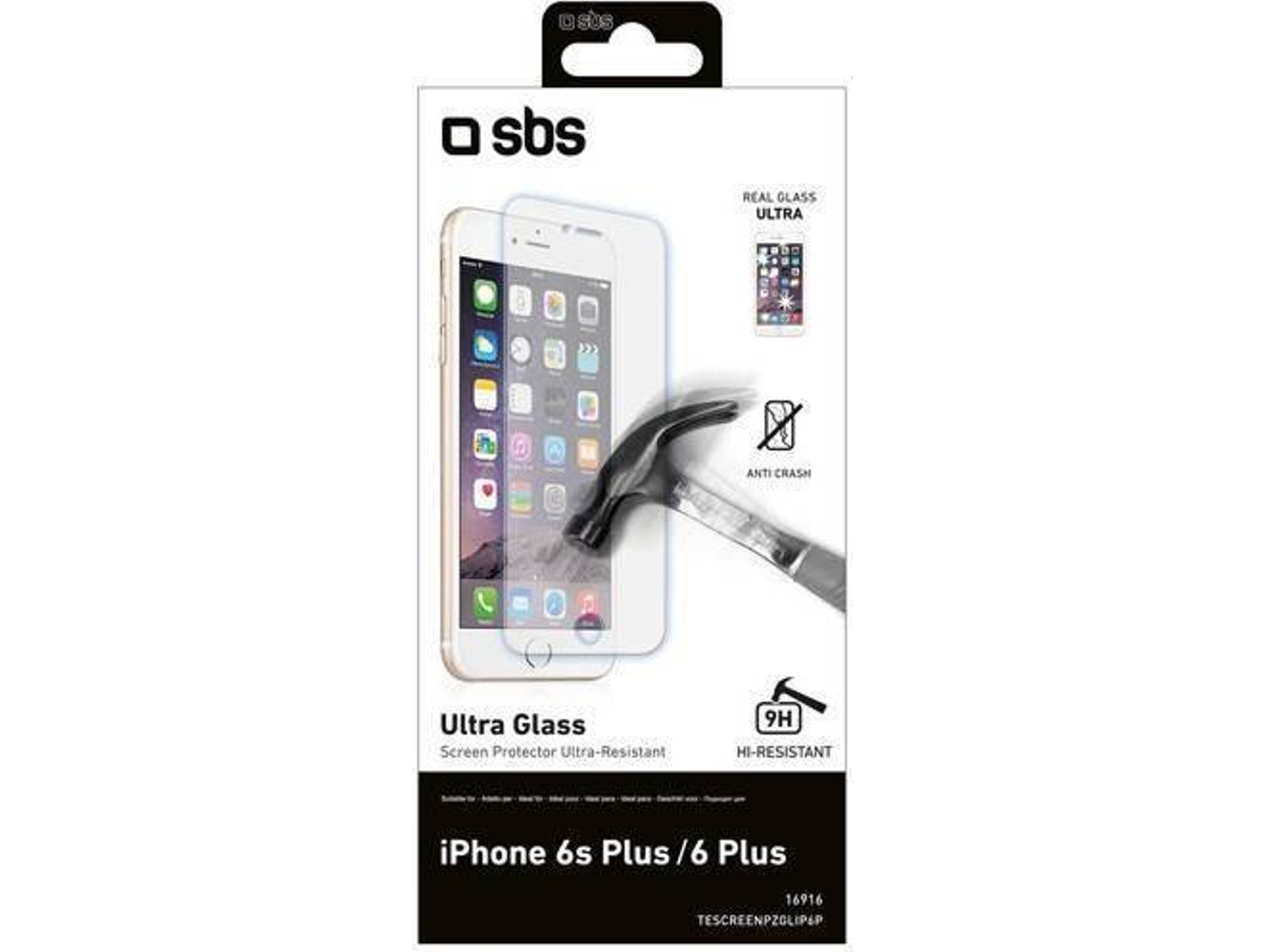 Protector de pantalla de Vidrio SBS iPhone 6 PlusÂ«iPhone 6s Plus