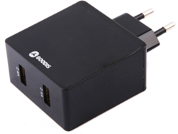 Adaptador 2 Usb GOODIS 5V-4.8A Negro