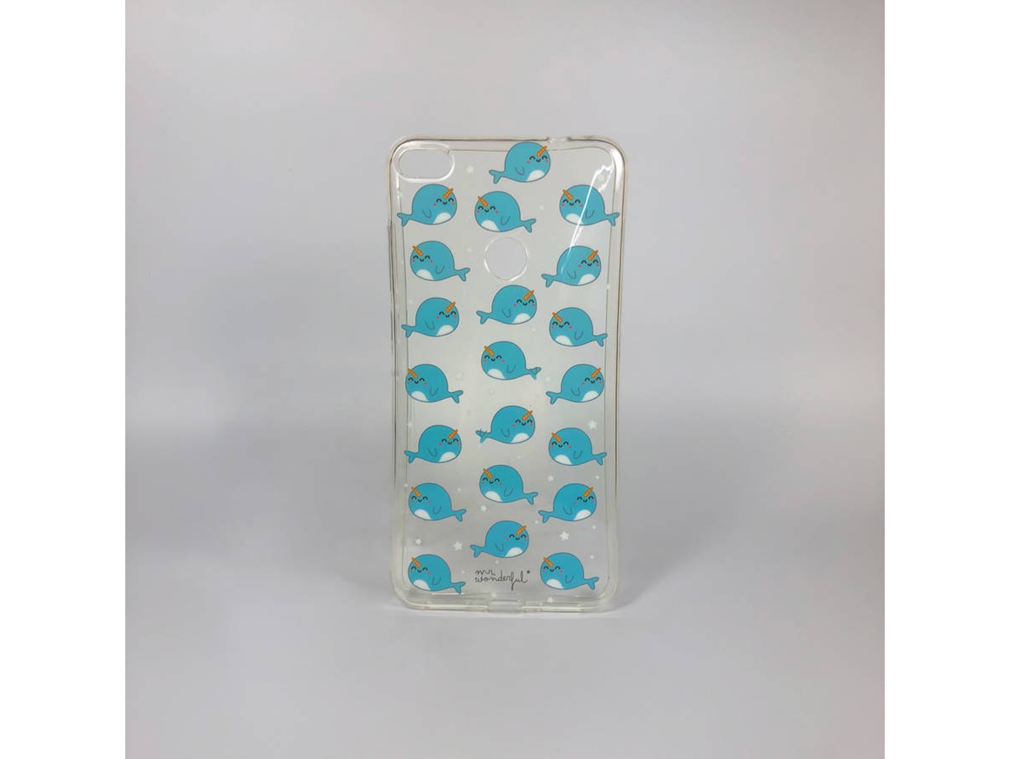 Carcasa Huawei P8 Lite MR. WONDERFUL Mar Transparente