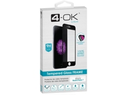 Protector de Cristal Templado 4-OK Frame Xiaomi Redmi Note 7 Negro