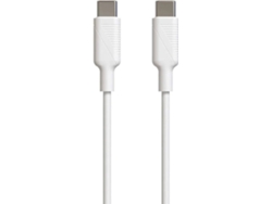 Cable MUVIT MCUSC0008 (USB-C - USB-C - 1.2m - Blanco)