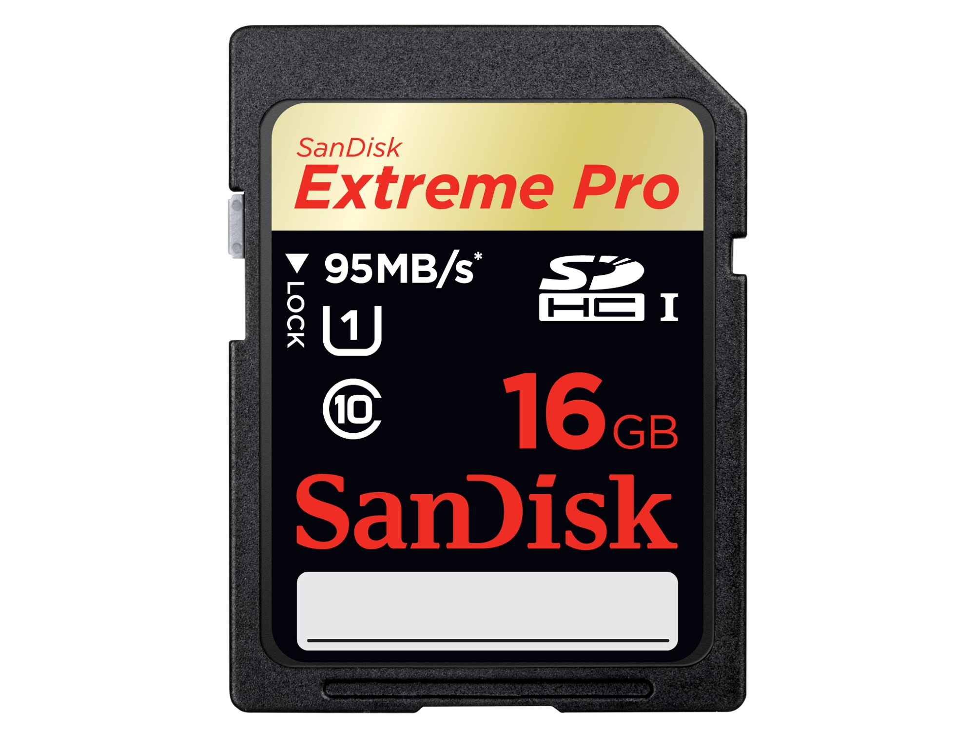 Tarjeta de memoria SDHC 16 GB - SANDISK Extreme Pro