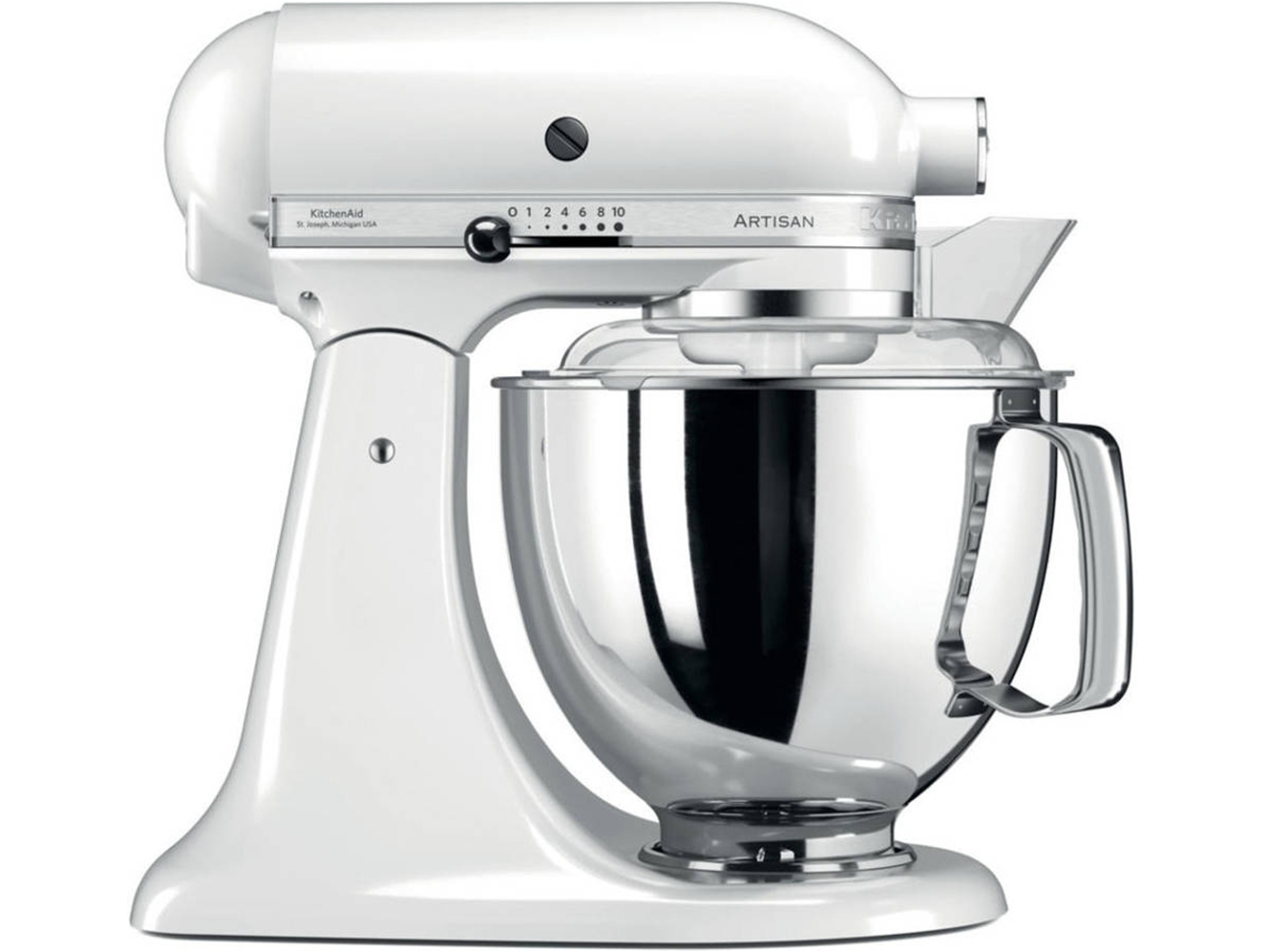 Robot de cocina KITCHENAID Artisan 5KSM175PSEWH (4.8 L - 300 W - 4 accesorios)