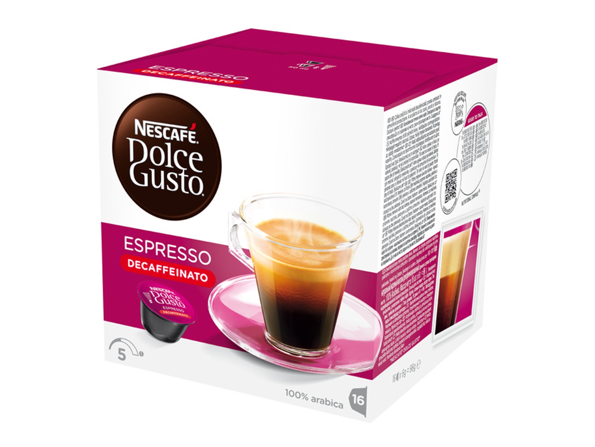 Cápsulas Café DOLCE GUSTO Expresso Descafeinado