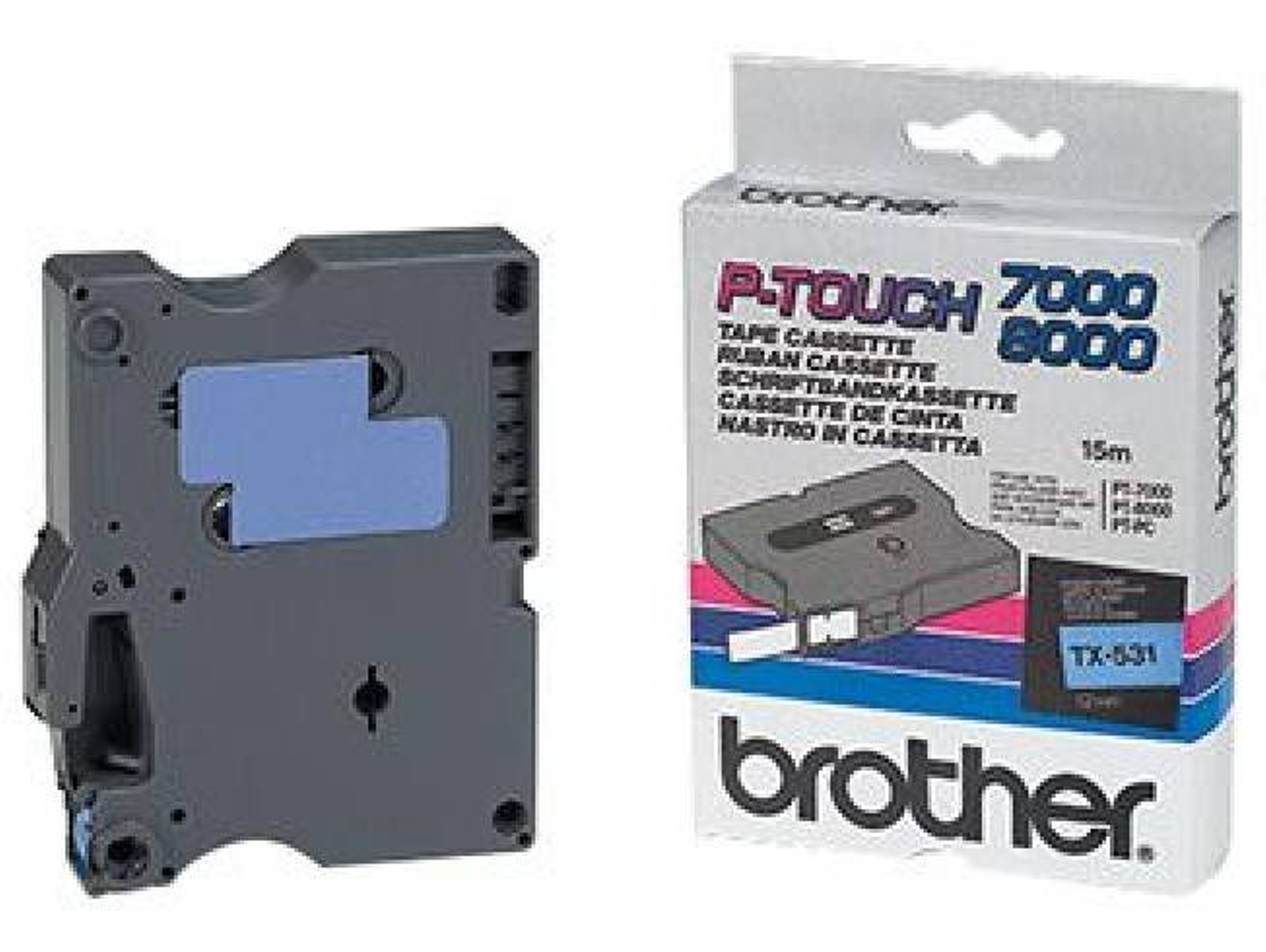 Cinta de etiquetas BROTHER TX531