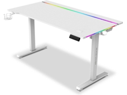 Escritorio ALPHA GAMER Zorya RGB (Blanco)