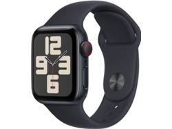 APPLE Watch SE GPS+Cellular 40 mm Medianoche con Correa Deportiva Medianoche (Talla: S/M)