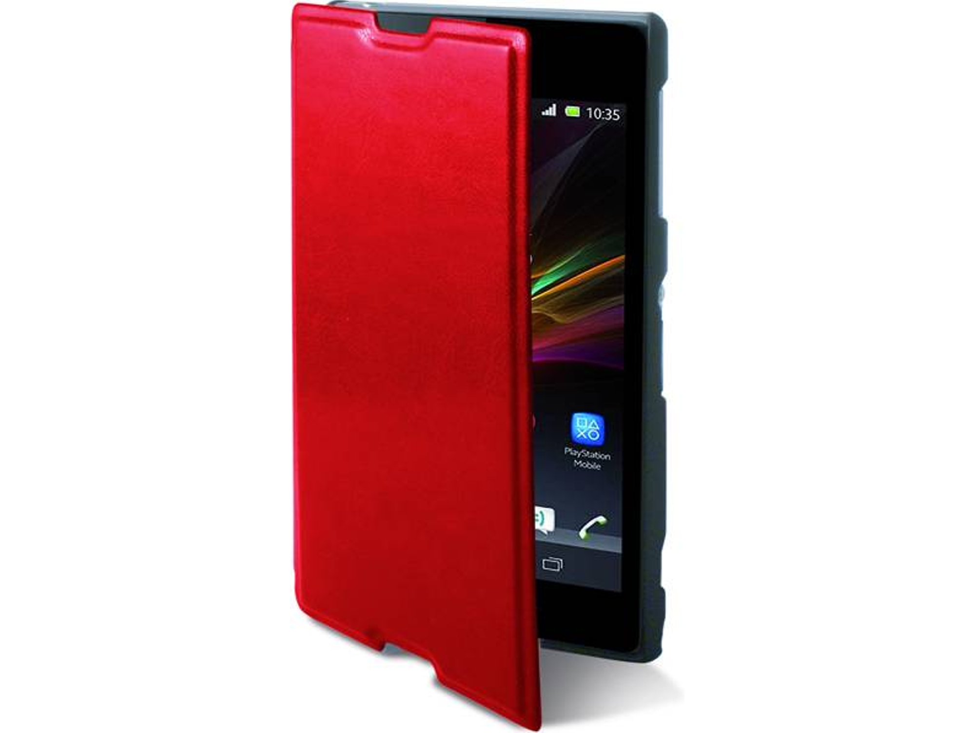 Funda Sony Xperia M2 KSIX Folio slim Rojo