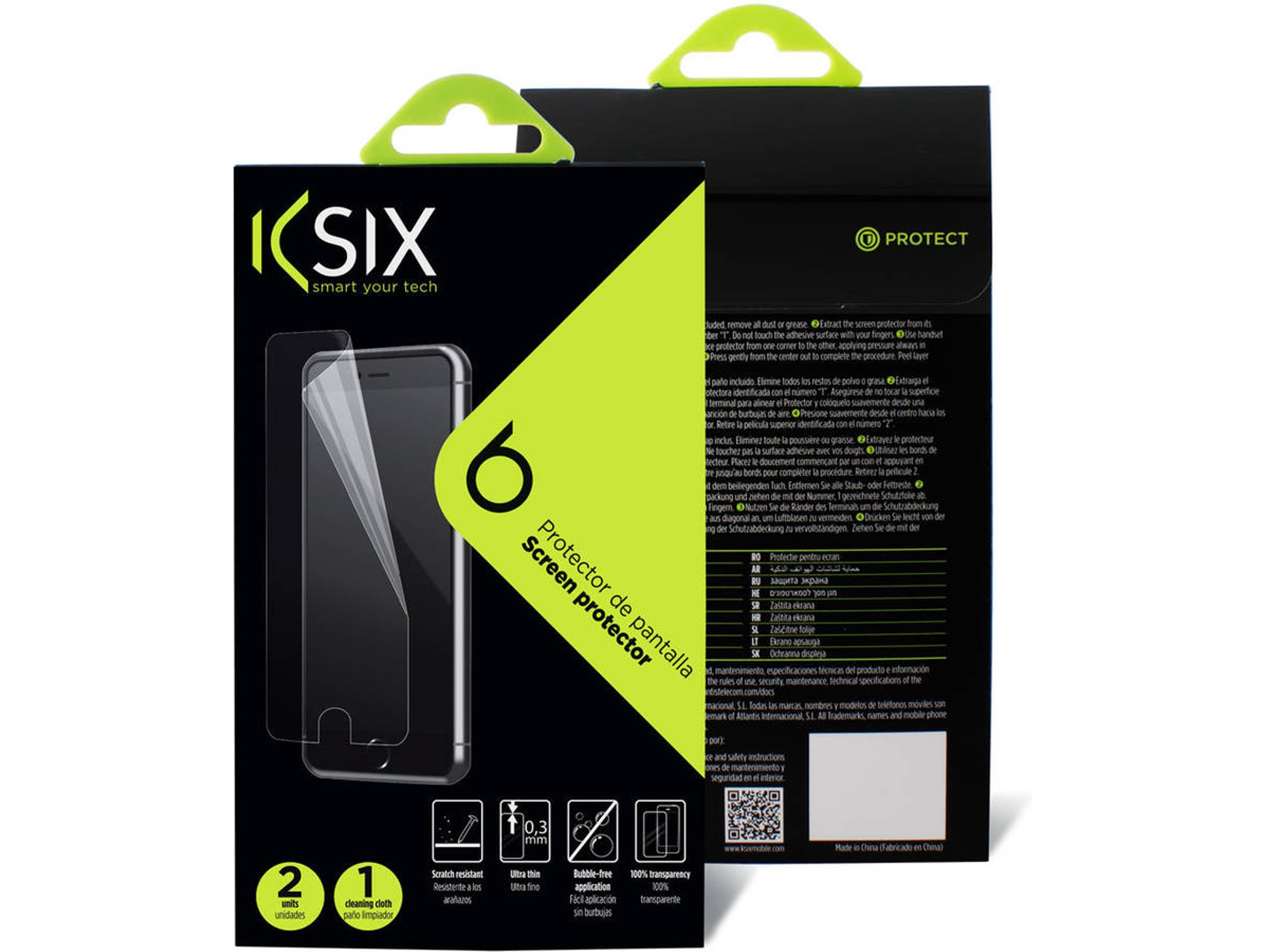Protector de pantalla KSIX Clear Sony Xperia Z1 Honami