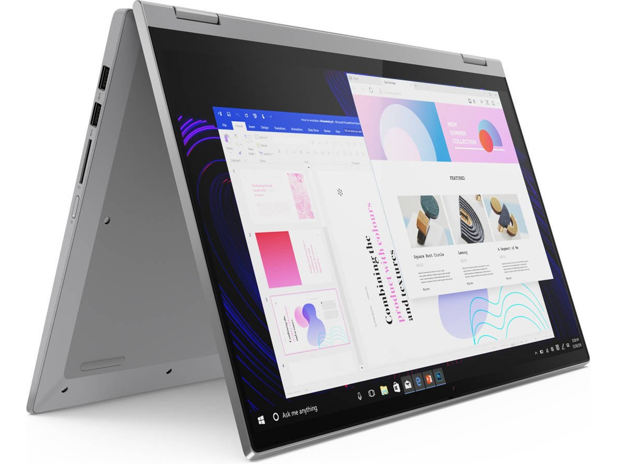 Portátil Convertible 2 en 1 LENOVO IdeaPad Flex 5 14IIL05 (14'' - Intel Core i3-1005G1 - RAM: 8 GB - 256 GB SSD PCIe - Intel UHD Graphics)