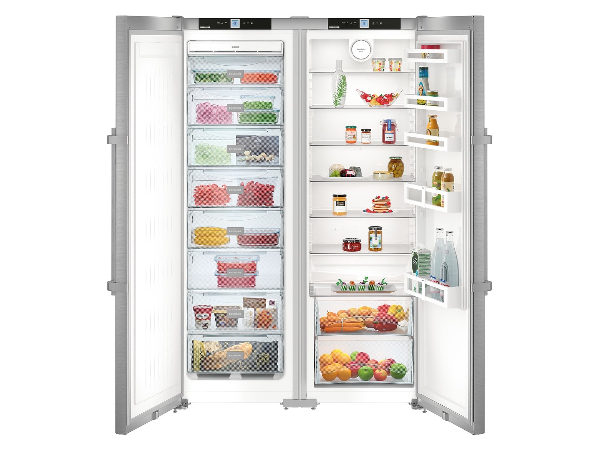 Frigorífico Americano LIEBHERR 7242 (No Frost - 185.2 cm - 634 L - Inox)