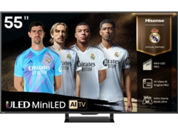 TV HISENSE 55U7Q PRO (Mini LED 165Hz - 55'' - 139 cm - 4k Ultra HD - Smart TV)