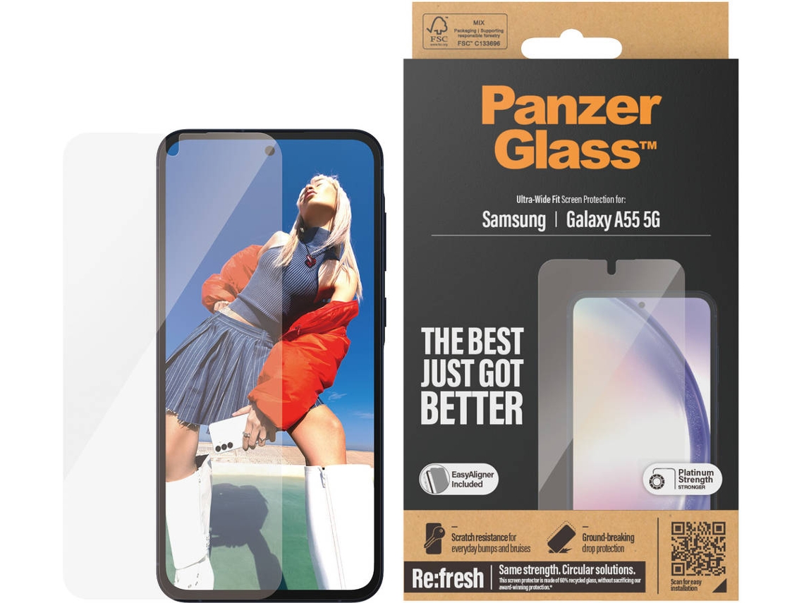 Protector de pantalla de Vidrio PANZERGLASS Galaxy A55