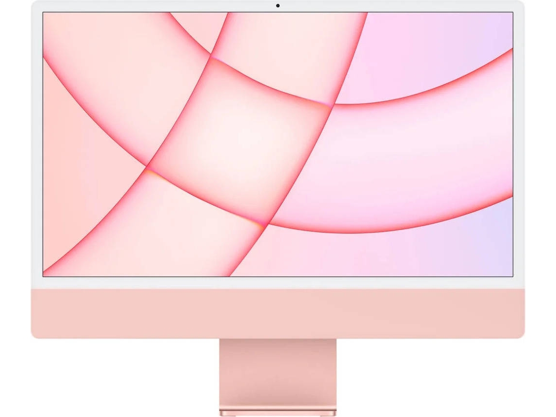iMac APPLE Rosa (24'' - Apple M3 8-Core - RAM: 8GB - 512 GB SSD - GPU 10-Core)