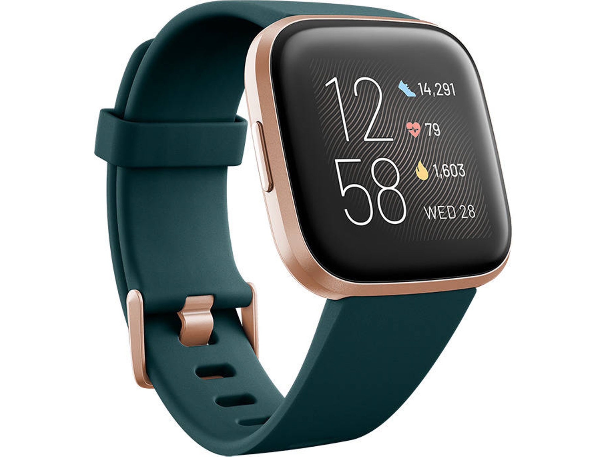 Reloj Deportivo FITBIT Versa 2 (Bluetooth - Hasta 5 días de autonomía - Verde)