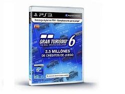 Tarjeta PSN live Card GT6: 1M de Crédito