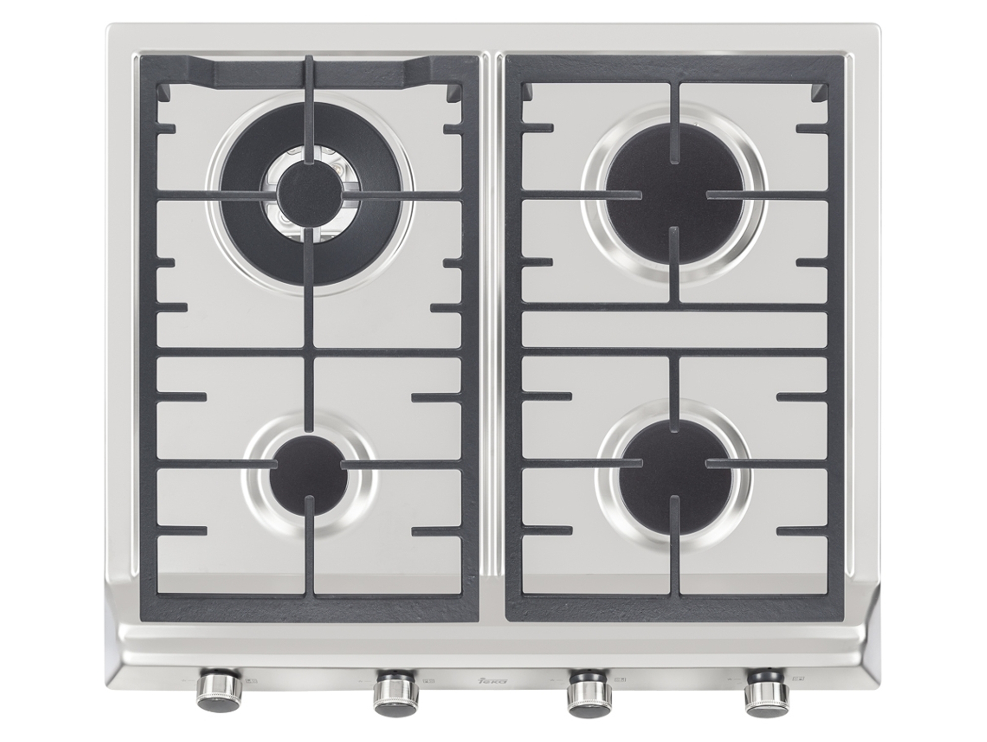 Placa de Gas TEKA EX 60.1 4G AI AL DR CI (Gas Butano-propano - 58 cm - Inox)