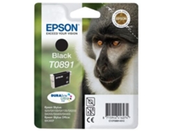 Cartucho de tinta original EPSON T0891, Mono 5,8 ml, Negro, C13T08914021