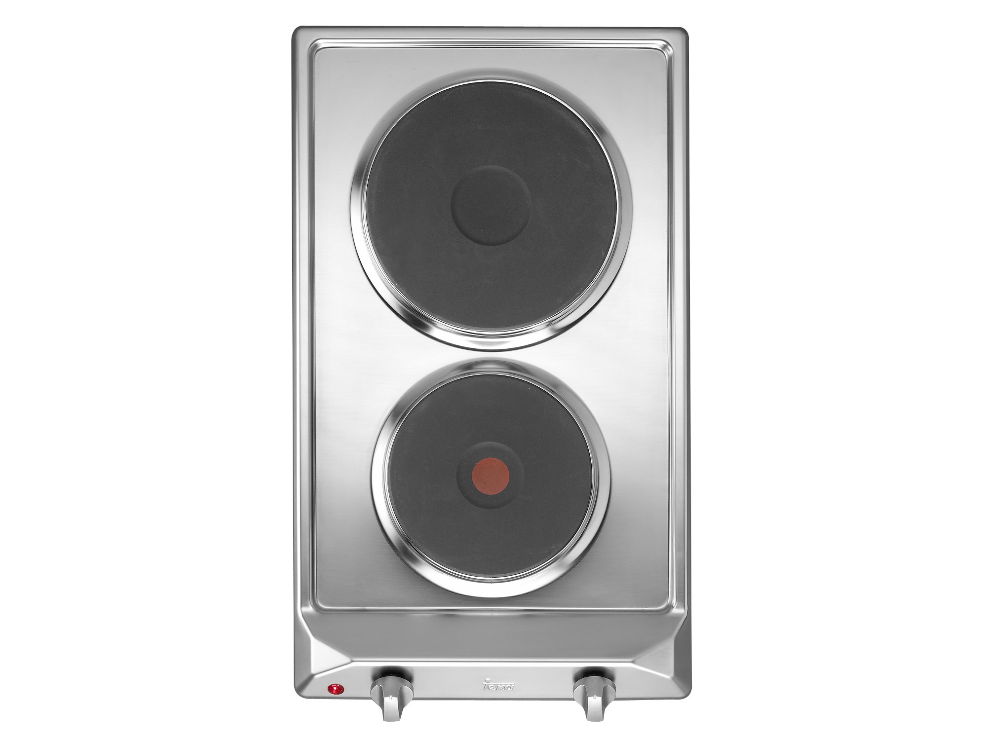 Placa de Discos Eléctricos TEKA EM 30 2P-T (Foco Eléctrico - 28 cm - Inox)