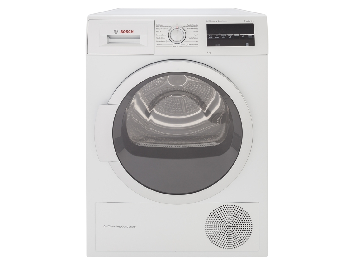 Secadora BOSCH WTG85238EE (8 kg - Bomba de Calor - Blanco)