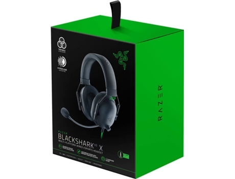 Auriculares Gaming Con Cable RAZER Blackshark V2 X (Over Ear - Multiplataforma - Noise Cancelling - Negro)