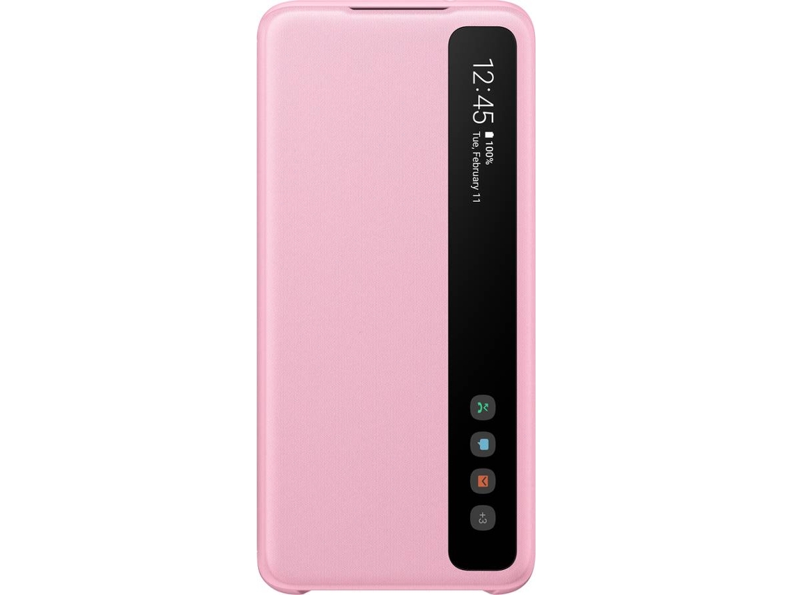 Funda SAMSUNG Galaxy S20 Clear View Rosa