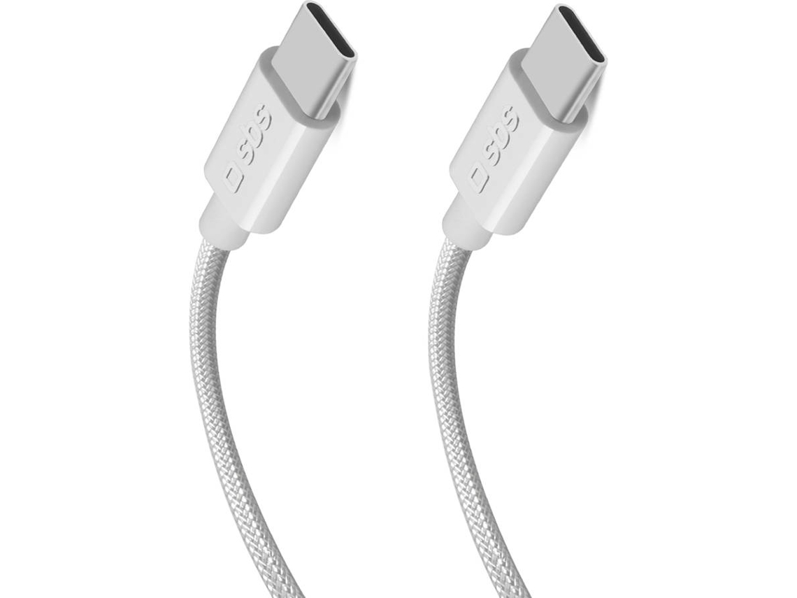 Cable SBS de Carga y Datos (USB-C 3.2 – Compatible con Power Delivery – 100 W – Gris)