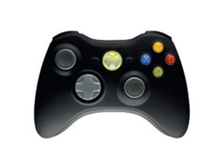 Mando Inalámbrico Xbox 360  MICROSOFT Negro