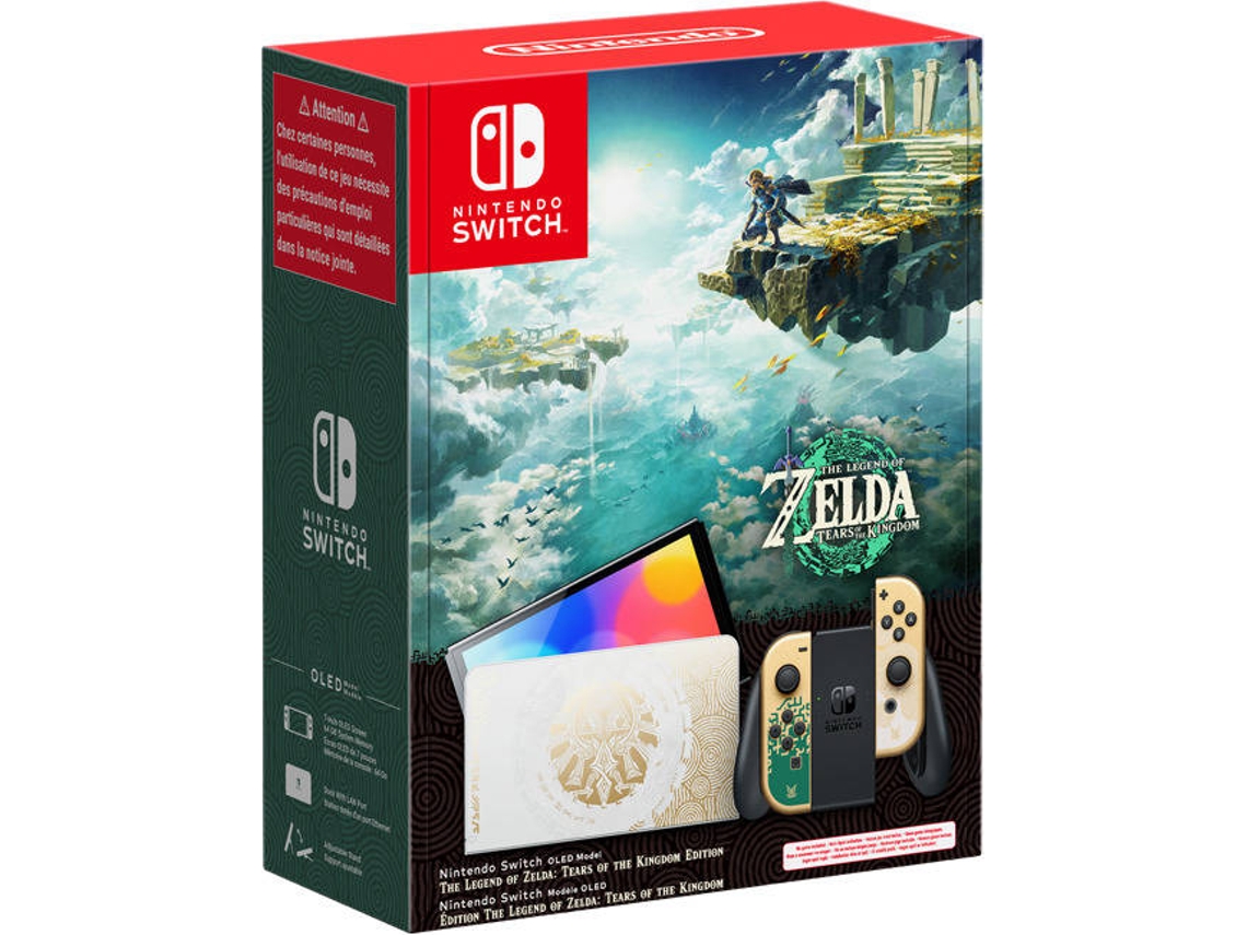 Consola Nintendo Switch Modelo OLED The Legend Of Zelda: Tears Of The Kingdom (64 GB - Limited Edition)