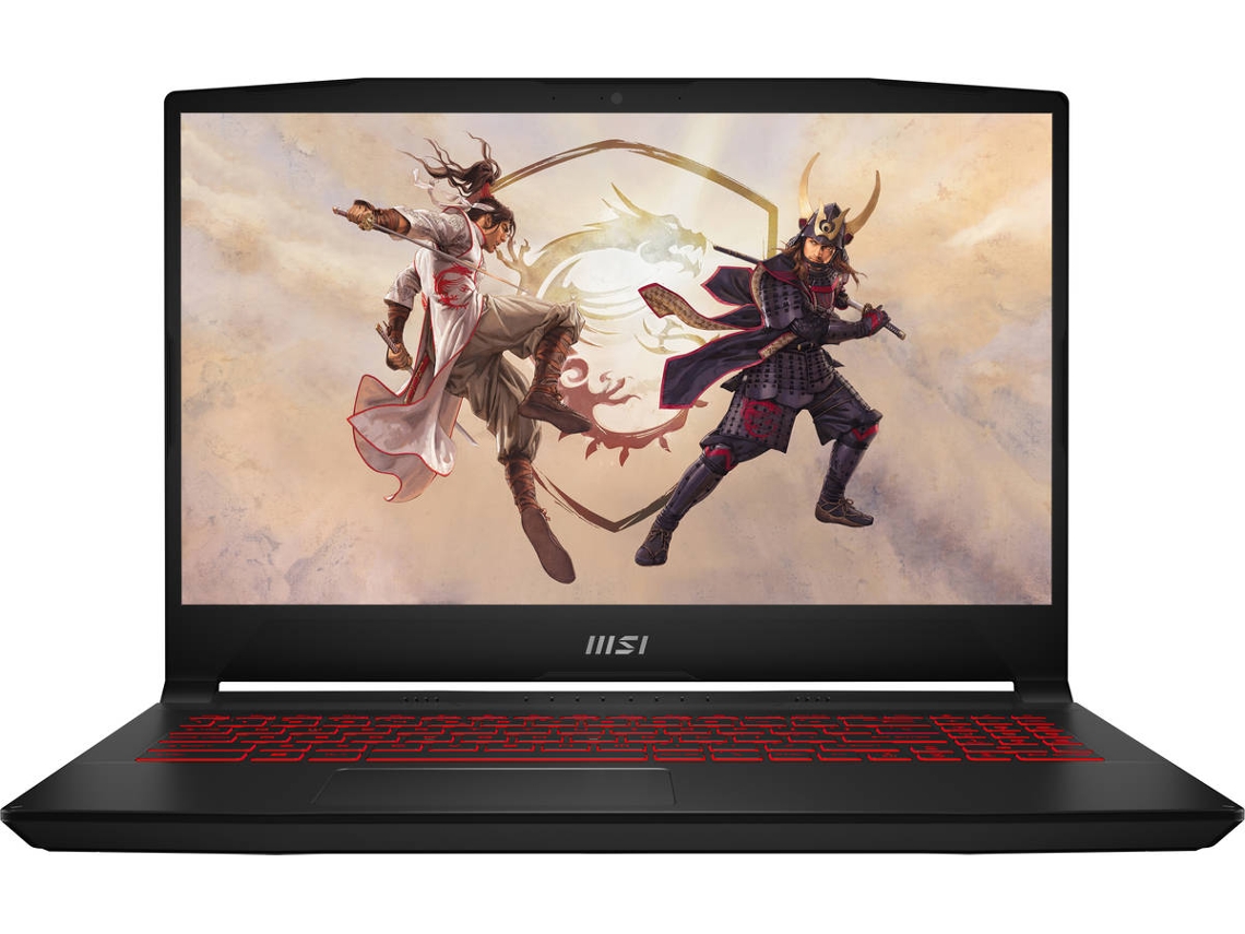 Portátil Gaming MSI GF66 12UGS-662ES Katana (Intel Core i7-12700H - RAM: 16 GB - 512 GB SSD - NVIDIA GeForce RTX 3070 Ti - 15.6'')