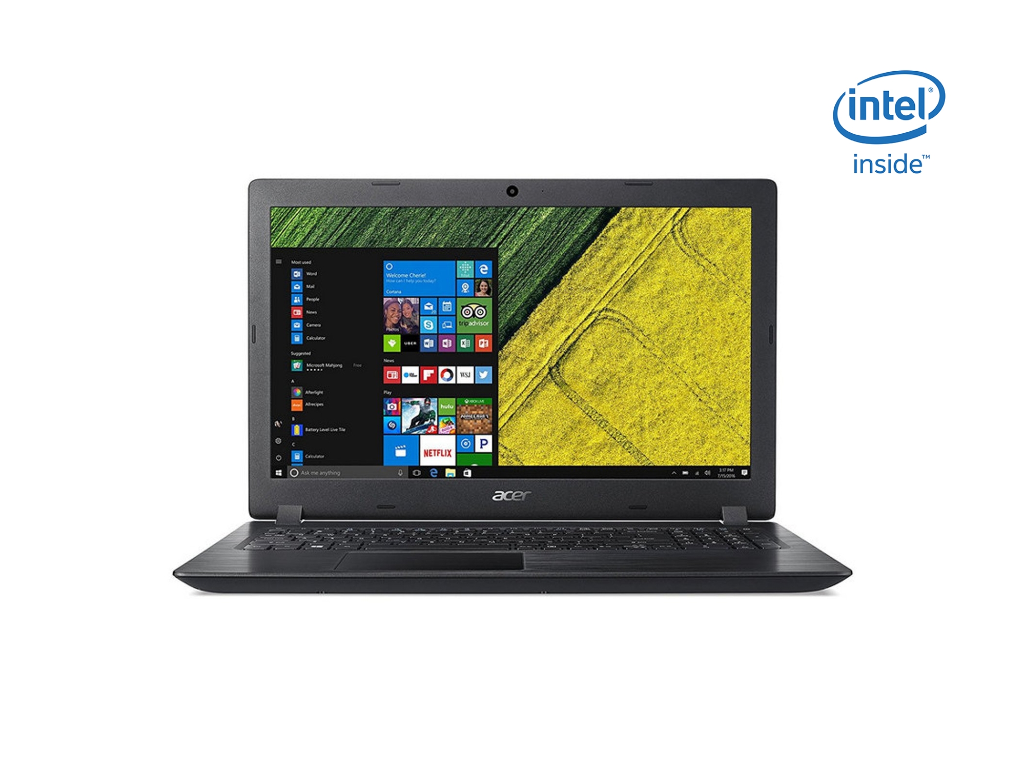 Portátil ACER Aspire 3 15-33-C89K (15.6'' - Intel Celeron N3060 - RAM: 4 GB - 500 GB HDD - Intel HD 500)