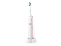 Cepillo de Dientes Eléctrico PHILIPS HX3212/42 Blanco y Rosa (31.000 rpm)