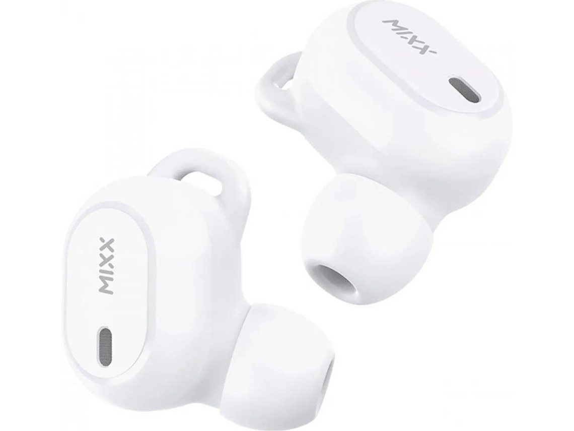 Auriculares Bluetooth True Wireless MIXX Dots Charge QI (In Ear - Micrófono - Blanco)