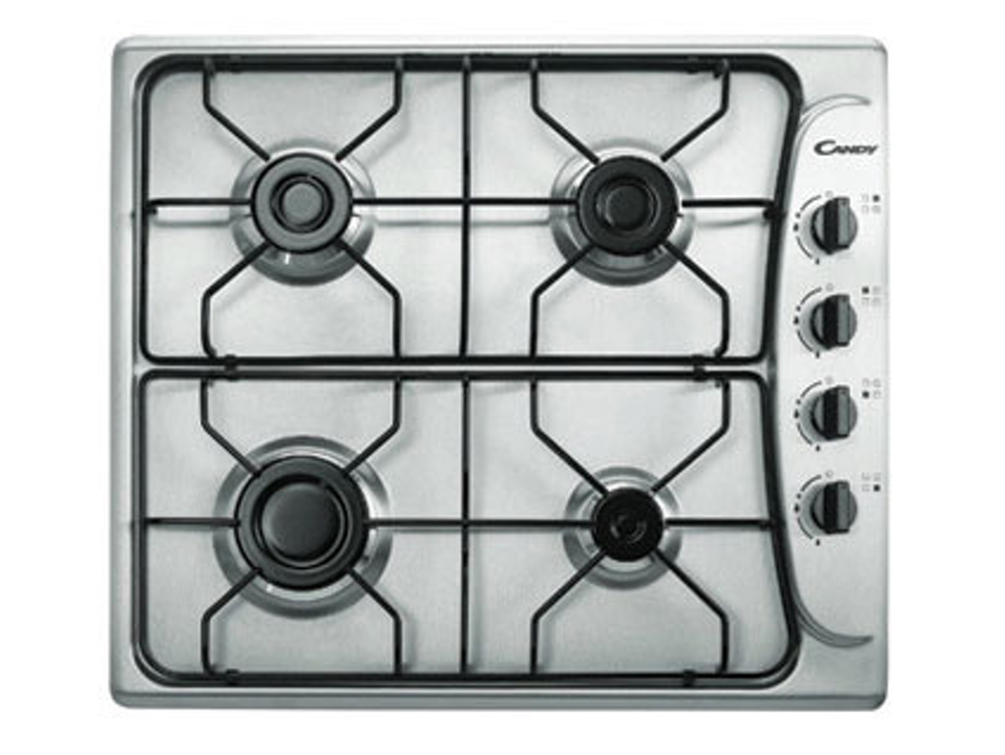 Placa de Gas CANDY PL 40 ASX (Gas Natural - 58.5 cm - Inox)